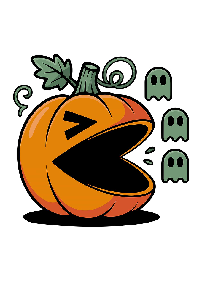 Halloween Gamer Pumpkin