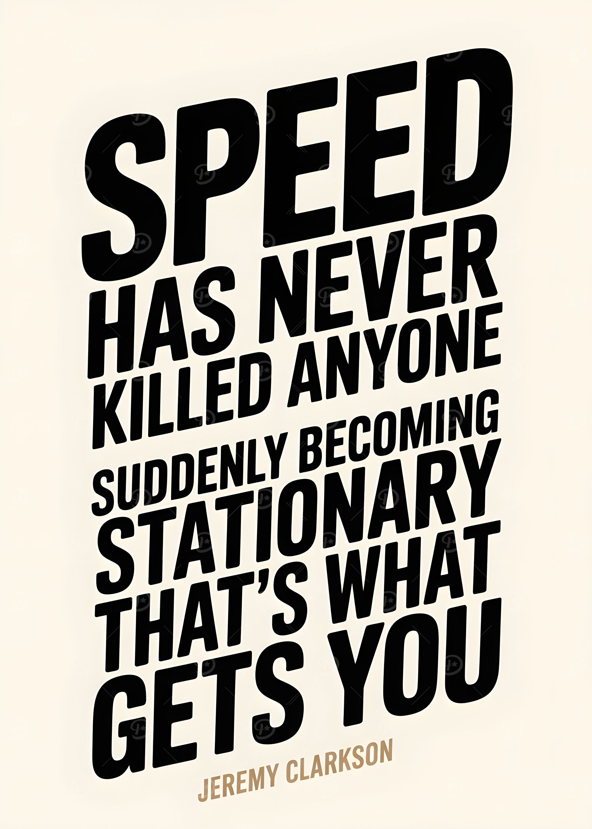 Speed Quote by Jeremy Clarkson