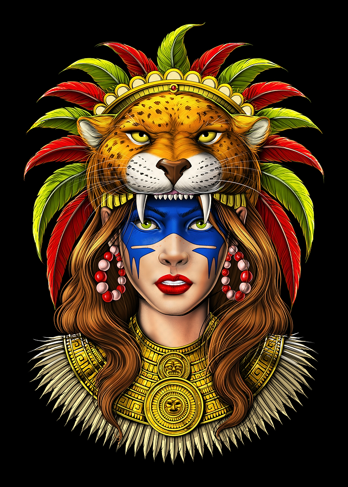 Aztec Warrior Jaguar Headdress