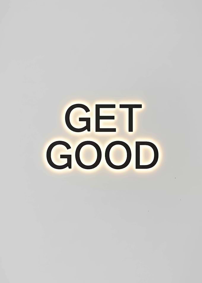 Get Good Illuminated Text on White