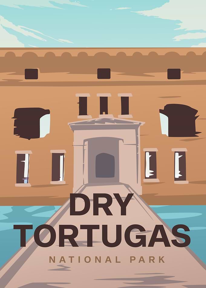 Dry Tortugas National Park Illustration