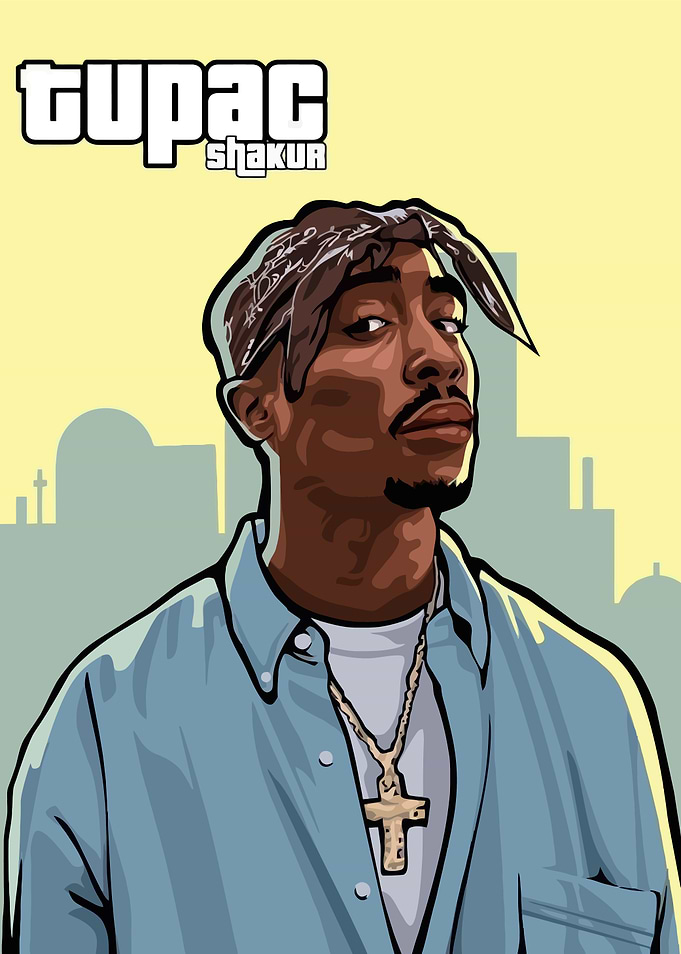 Tupac Shakur Portrait