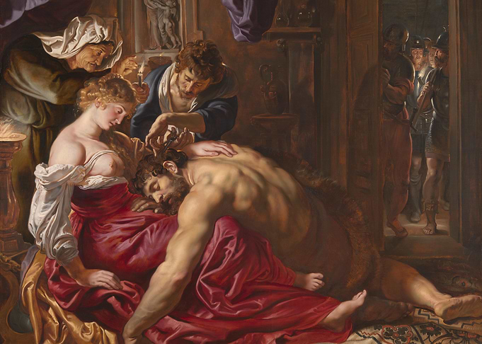 Samson and Delilah painting