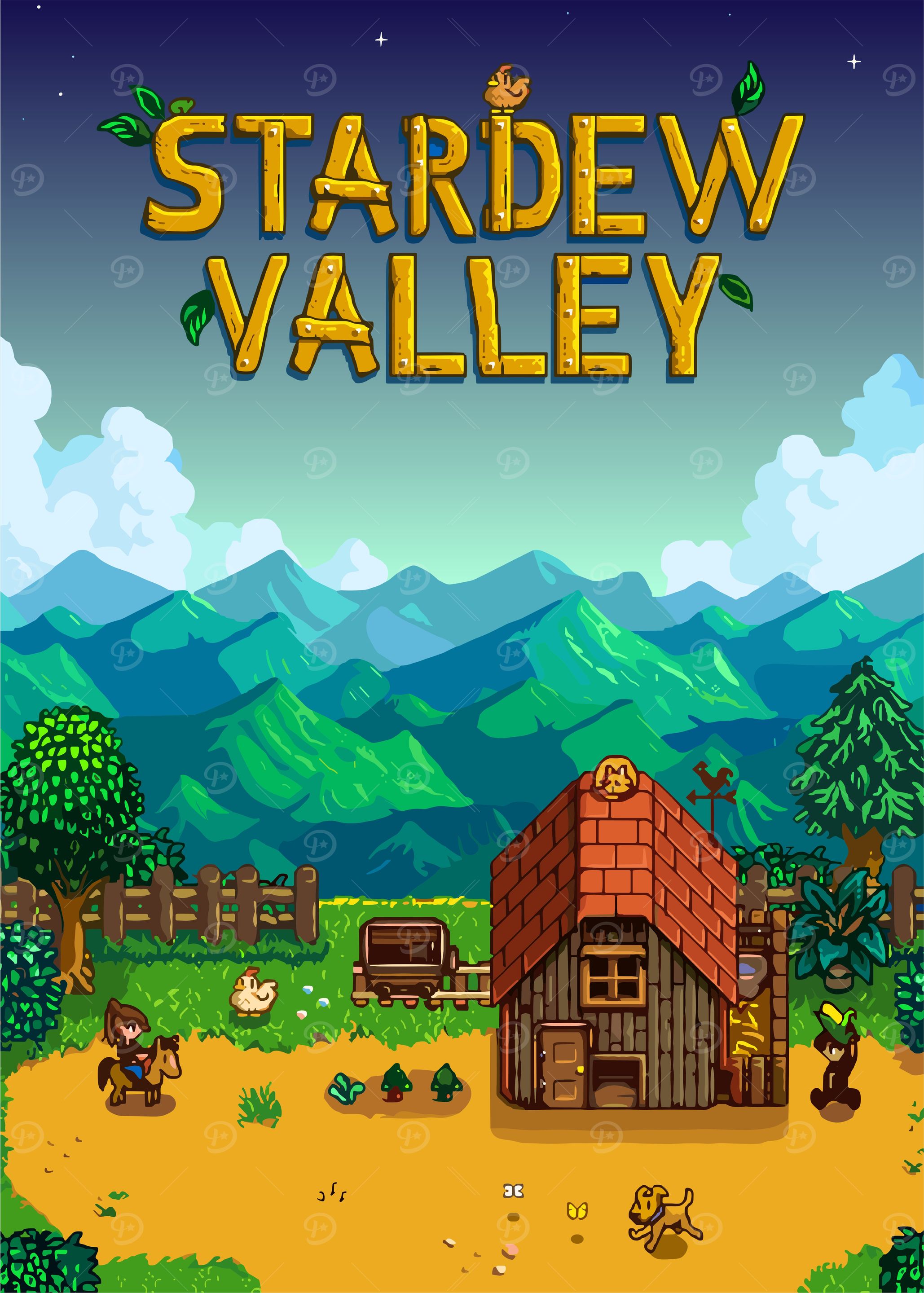 Stardew Valley Game Cover Art
