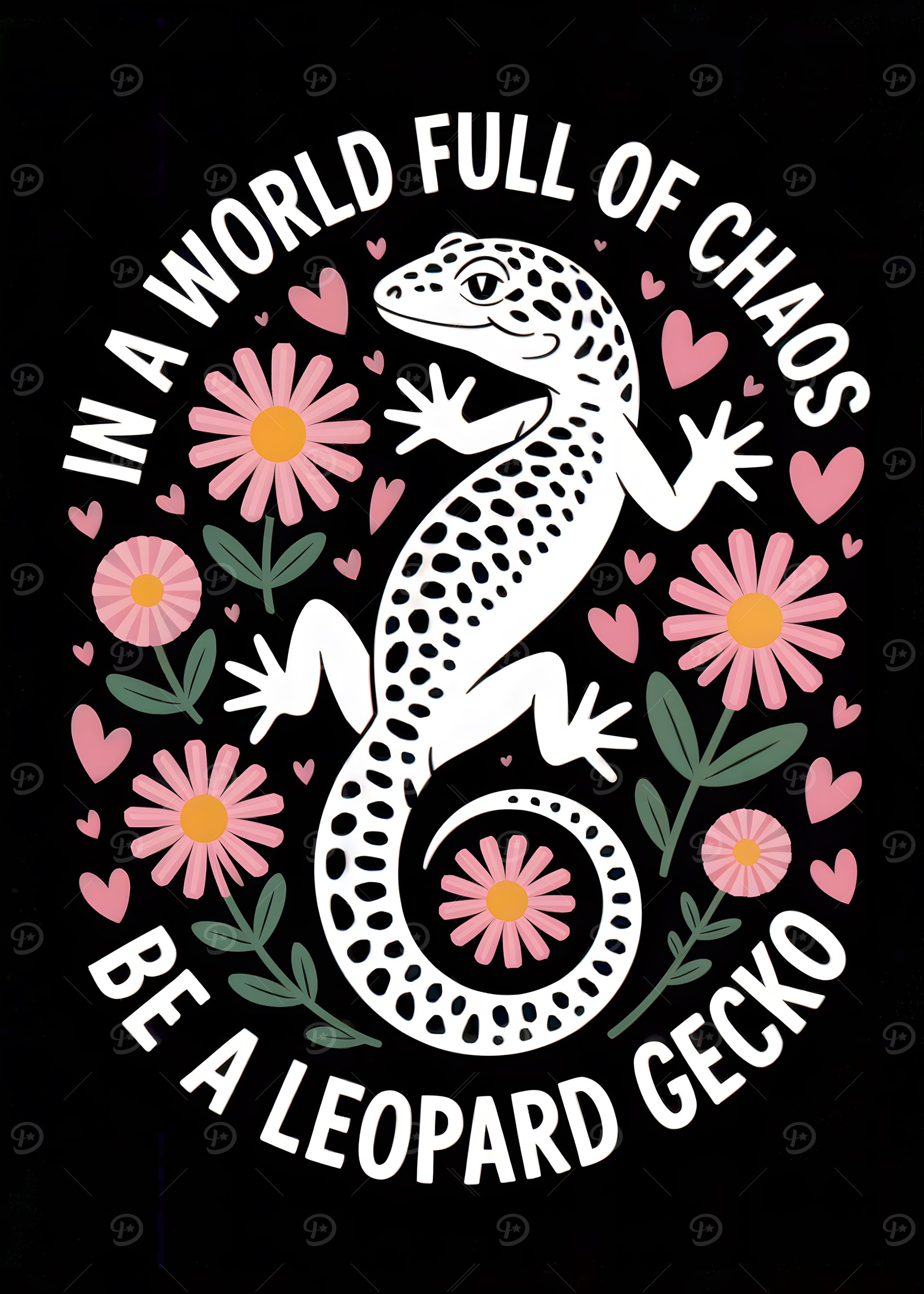Leopard Gecko in a Chaotic World