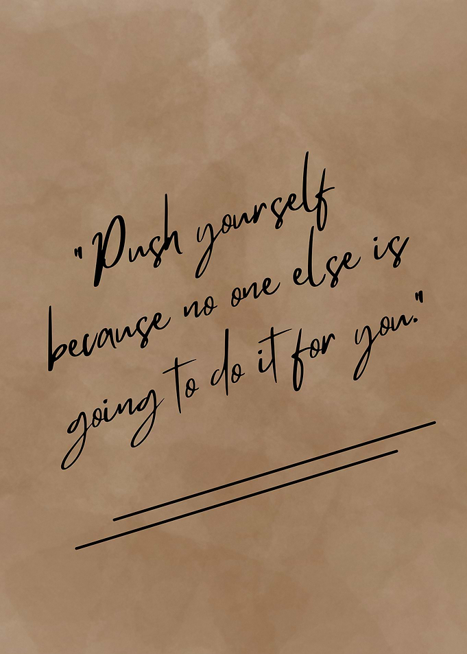 Motivational Quote on Textured Background