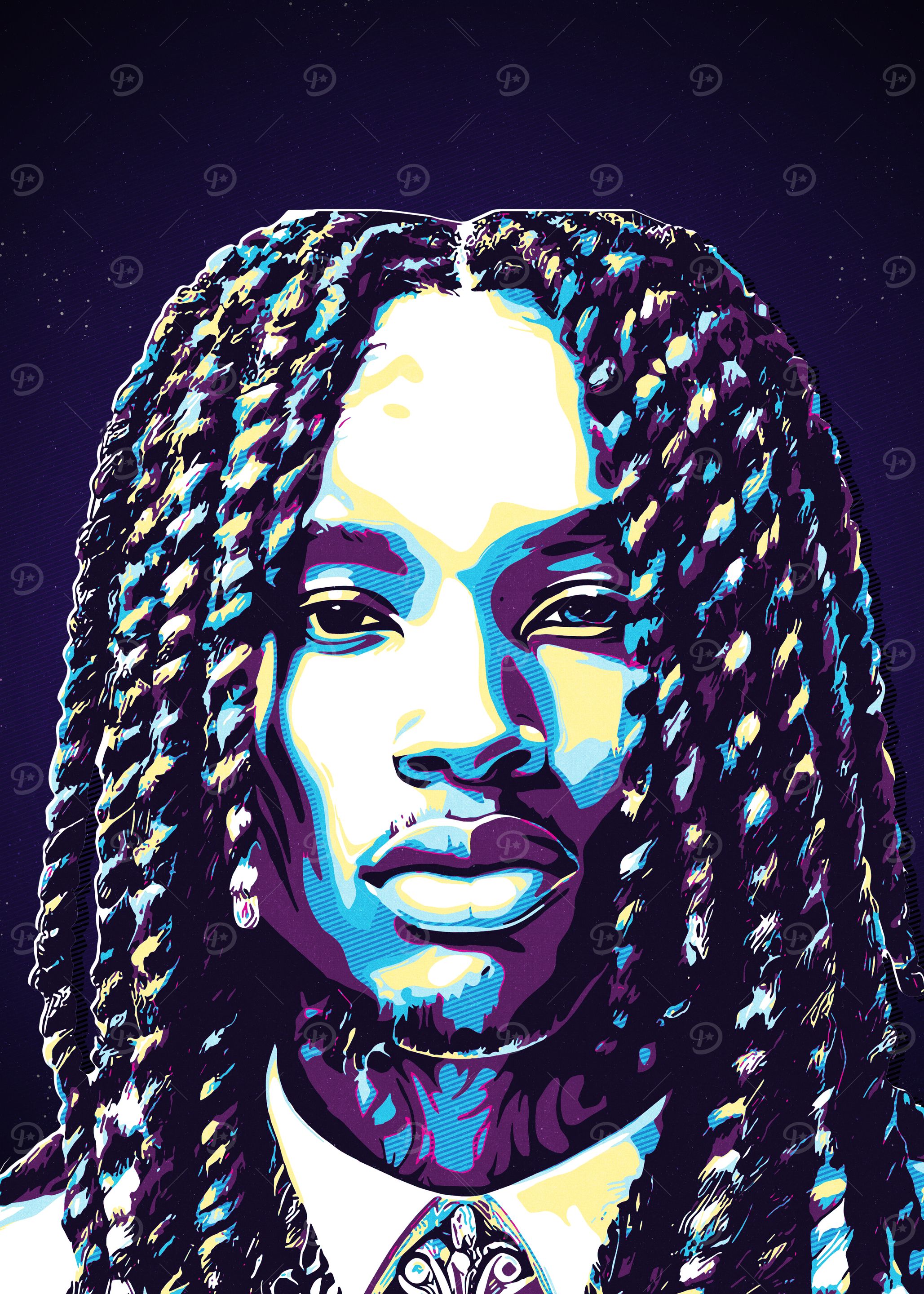 King Von Portrait Digital Art