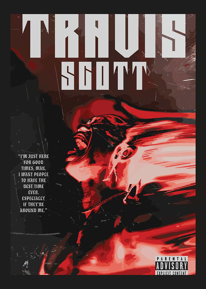 Travis Scott Album Cover Art