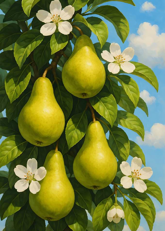 Pear Tree with Blossoms