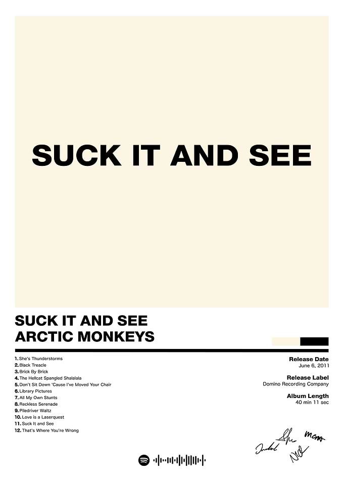Arctic Monkeys - Suck It and See