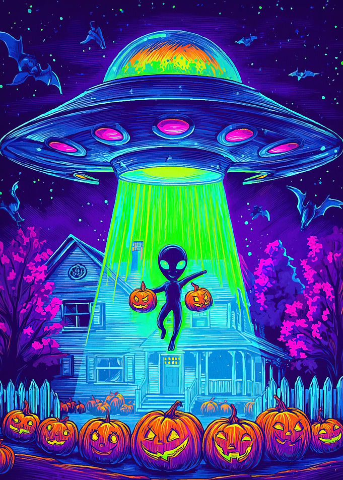Halloween Alien Abduction
