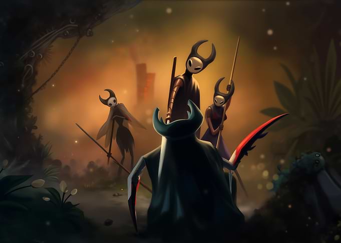 Hollow Knight Group Illustration