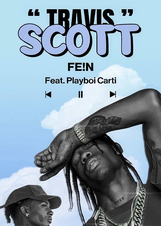 Travis Scott FE!N Album Cover