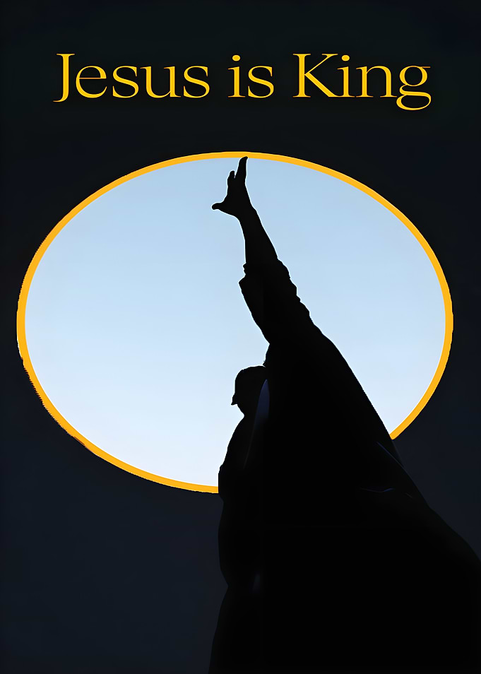 Jesus is King Silhouette