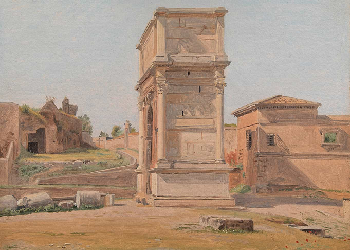 Ancient Roman Archway Painting