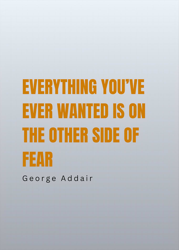 Motivational Quote: Overcoming Fear