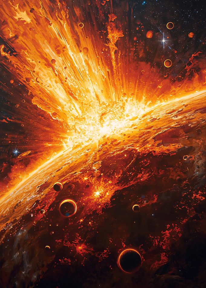 Apocalyptic Cosmic Explosion