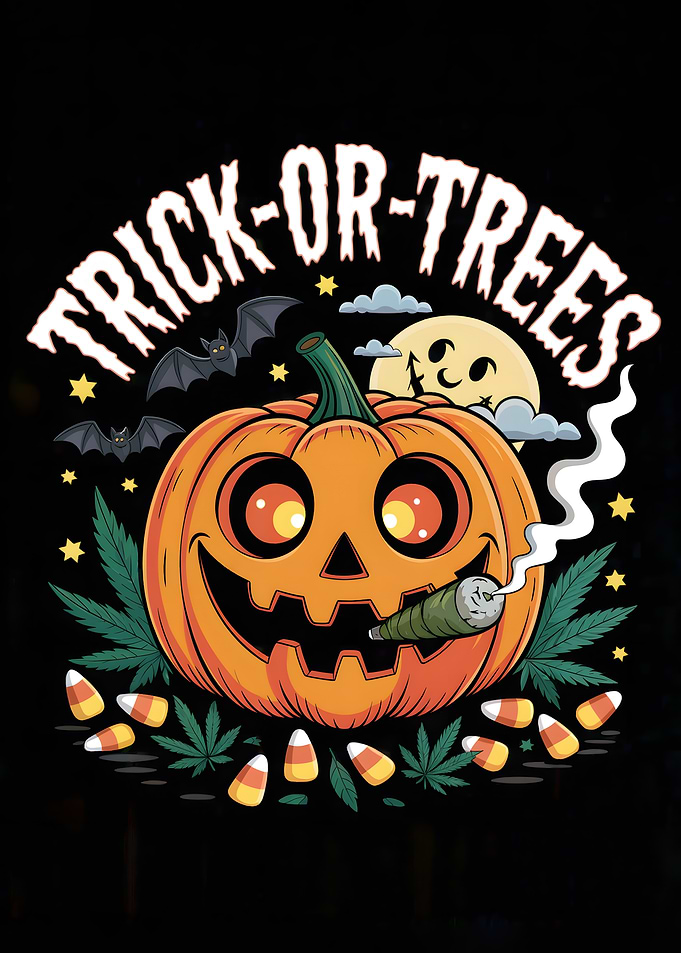 Trick-or-Trees Halloween Pumpkin with Joint
