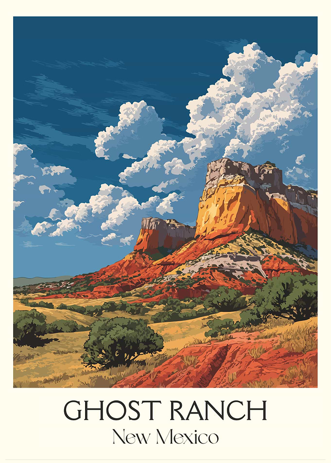Ghost Ranch, New Mexico Landscape Art
