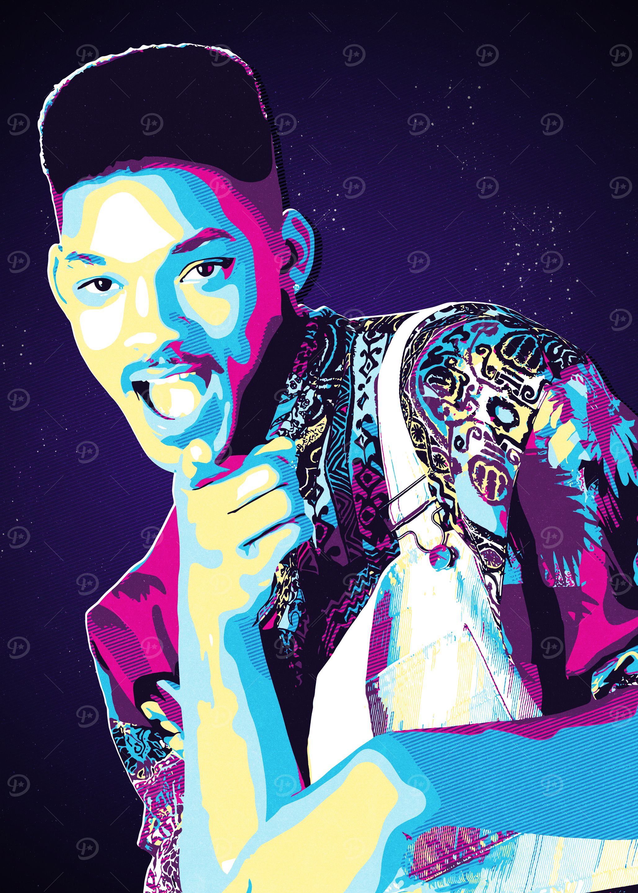 Will Smith Pop Art Portrait