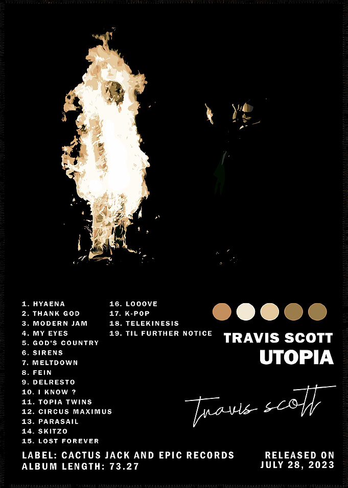Travis Scott Utopia Album Cover Art
