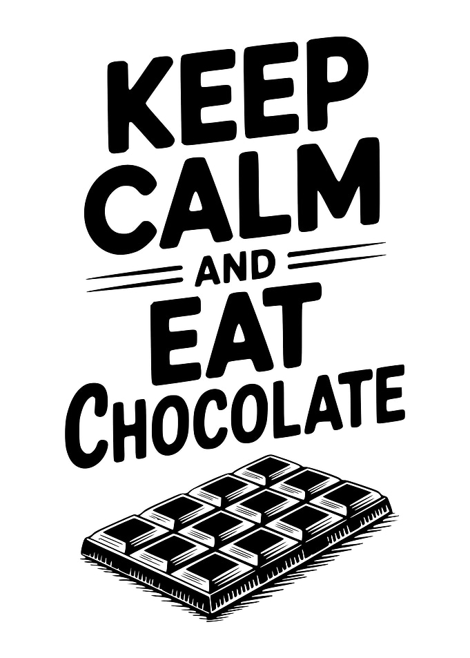 Keep Calm and Eat Chocolate