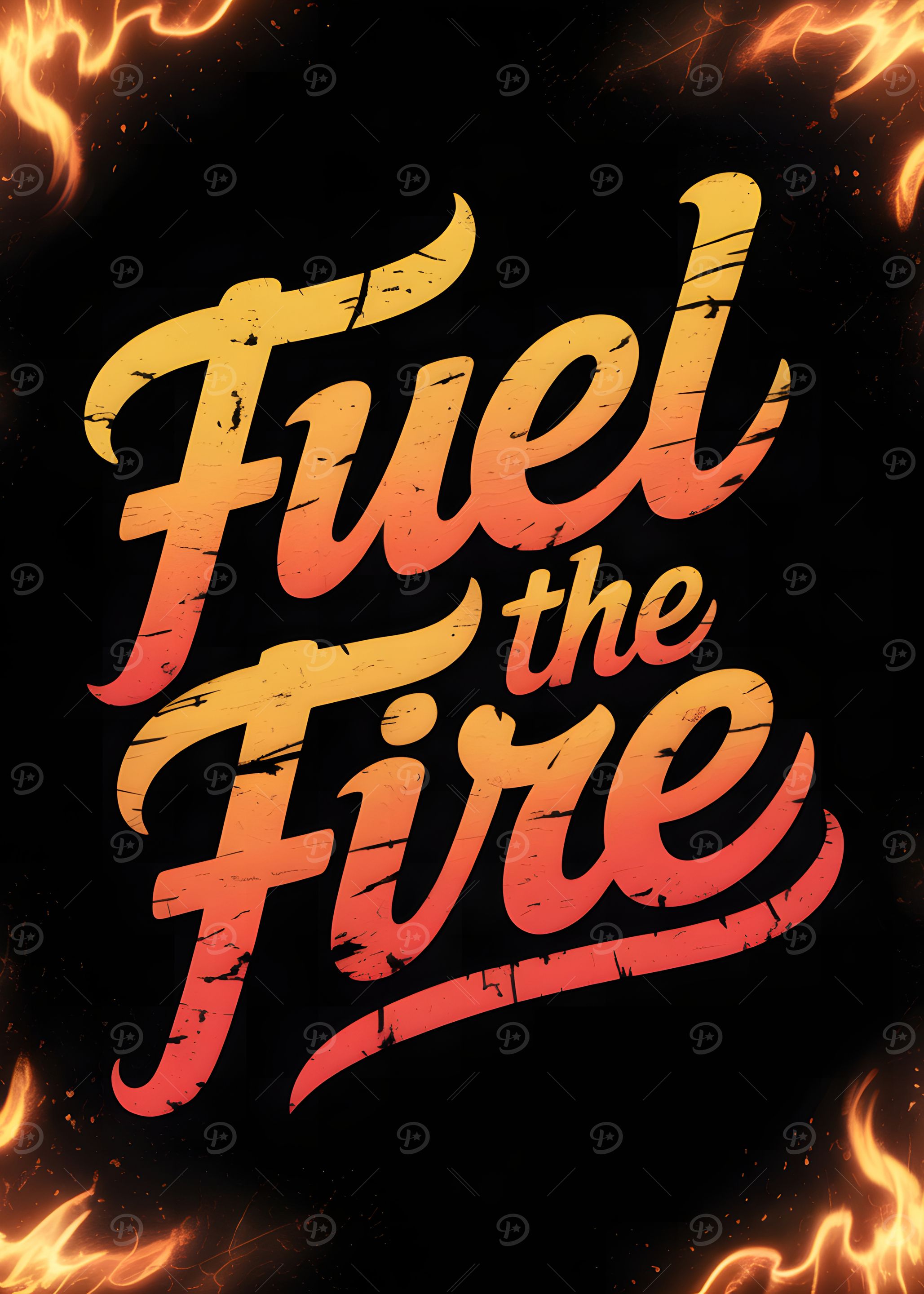 Fuel the Fire Motivational Poster