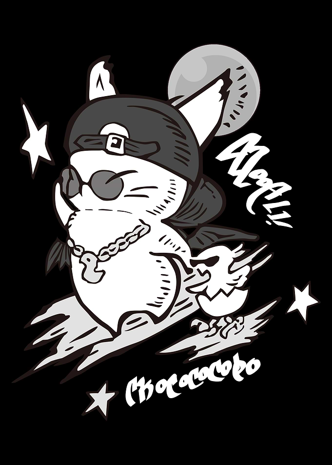 Street Moogle and Chocobo