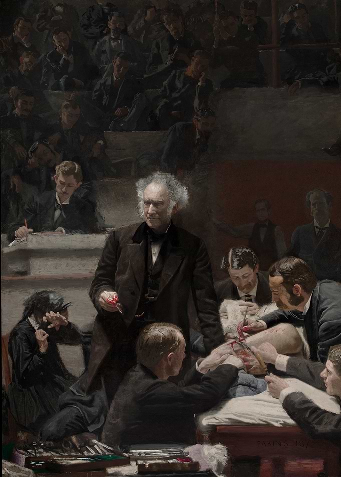 The Agnew Clinic Painting by Eakins