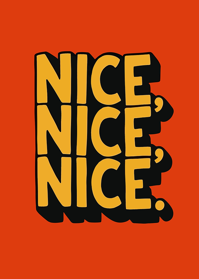 Nice Text Art on Orange Background