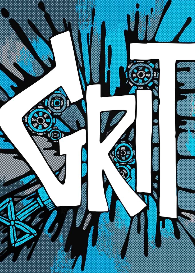 Halftone Grit Design