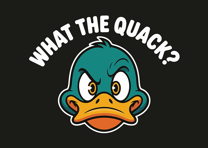 What the Quack Angry Duck Cartoon