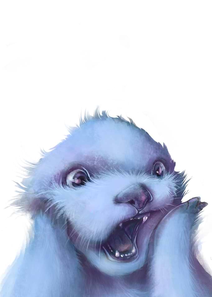 Cute Blue Otter