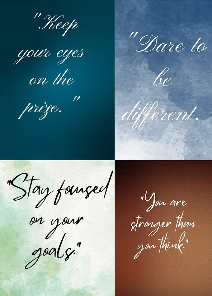 Inspirational Quotes Collage