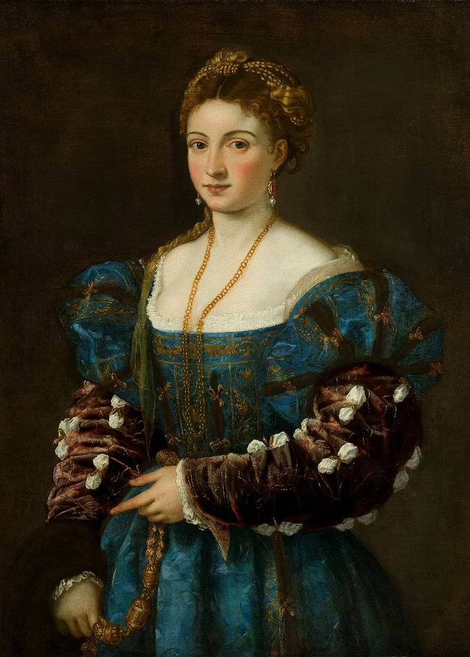 Portrait of a Woman in Blue