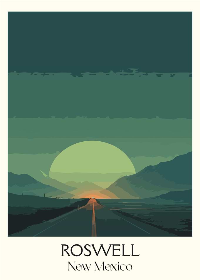 Roswell, New Mexico Landscape Art