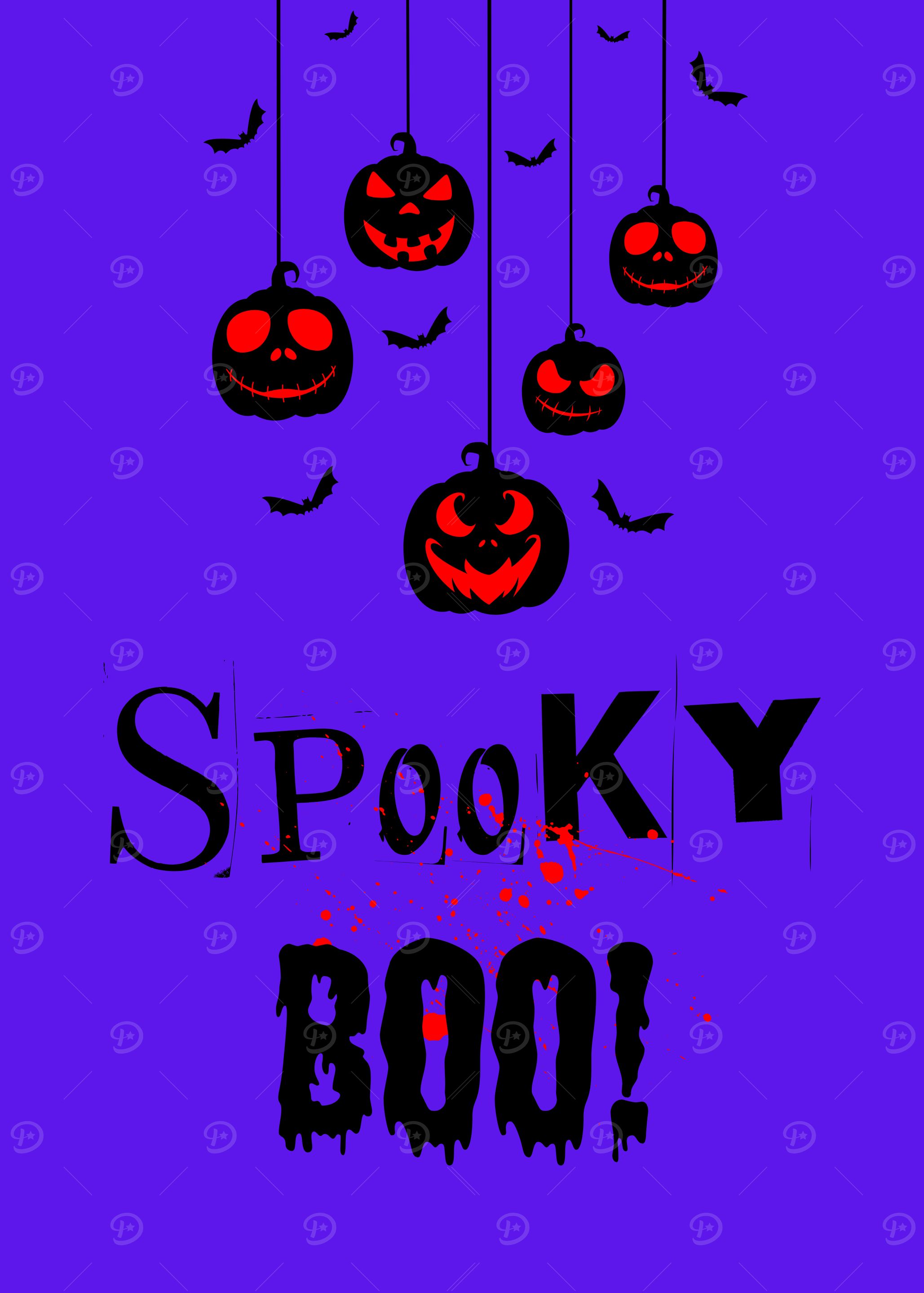 Spooky Boo! Halloween Decoration