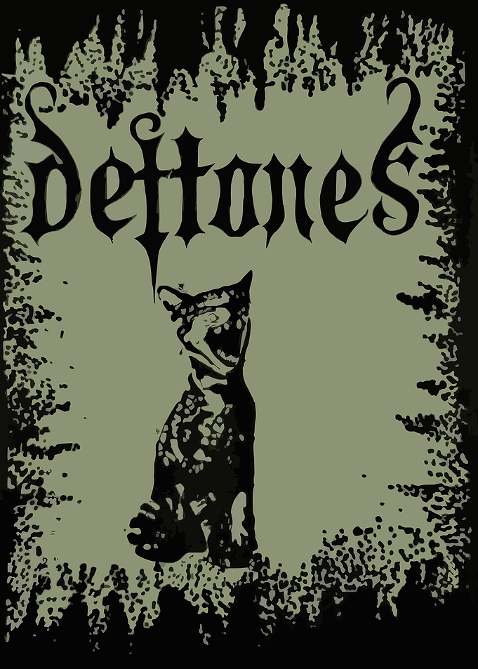 Deftones Cat Art