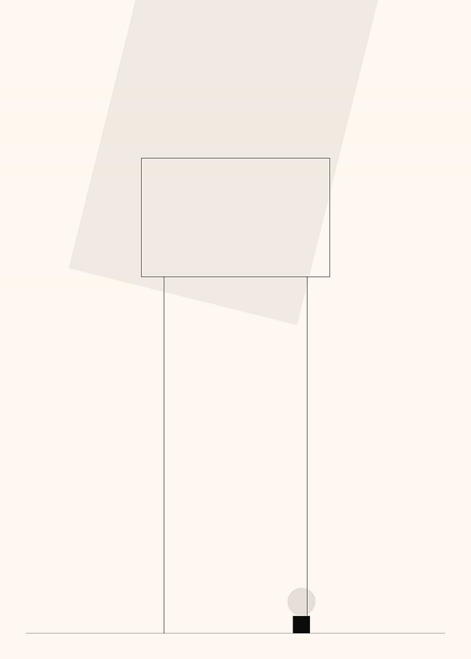 A chair outline in angled window light—space intentionally kept for yourself.