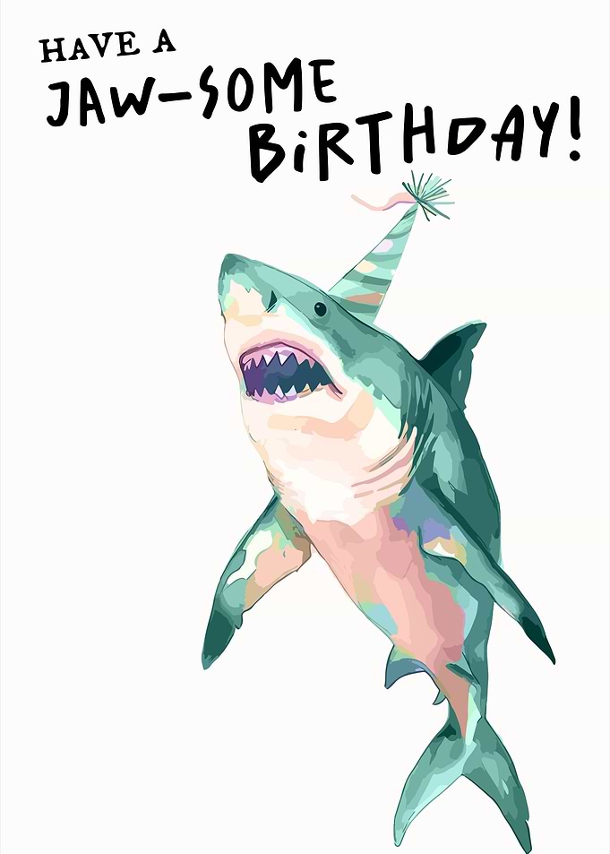 Jaw-some Birthday Shark