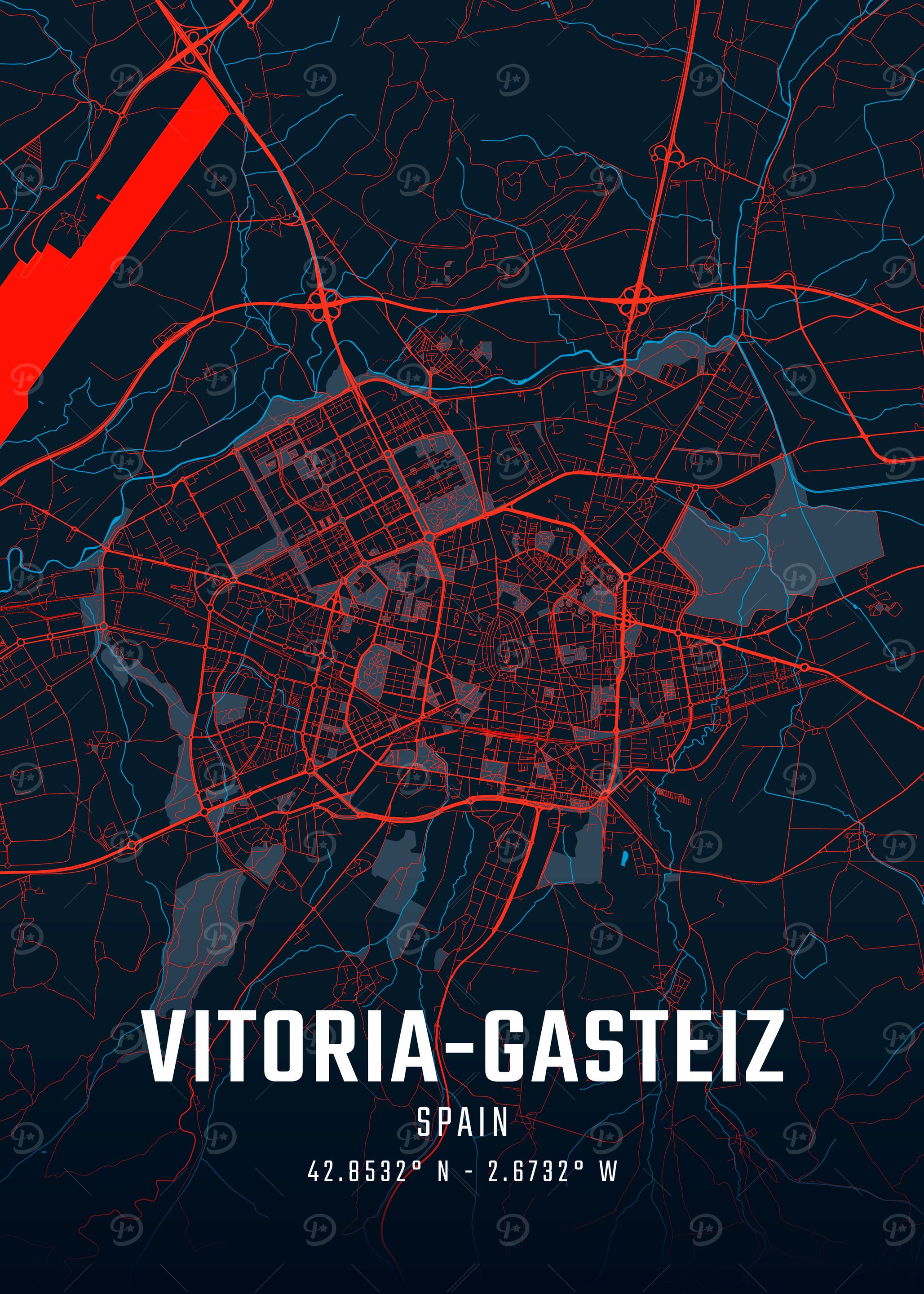 Vitoria-Gasteiz City Map