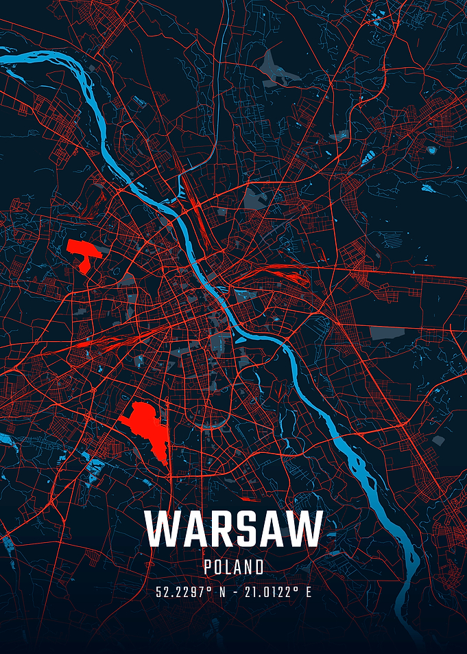 Warsaw City Map