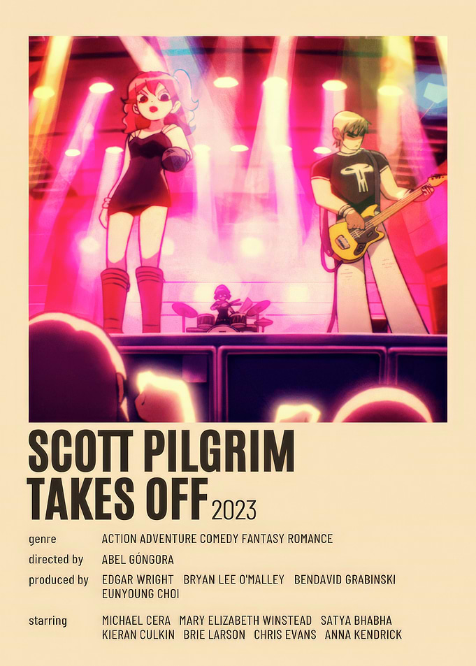 Scott Pilgrim Takes Off 2023 Poster