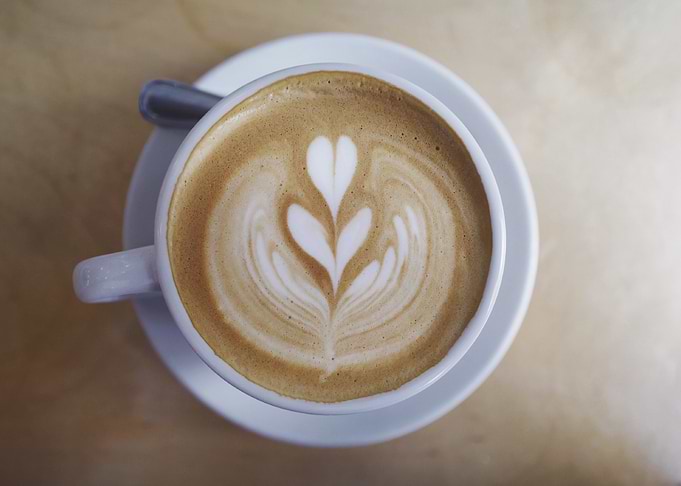 Latte Art Coffee Cup
