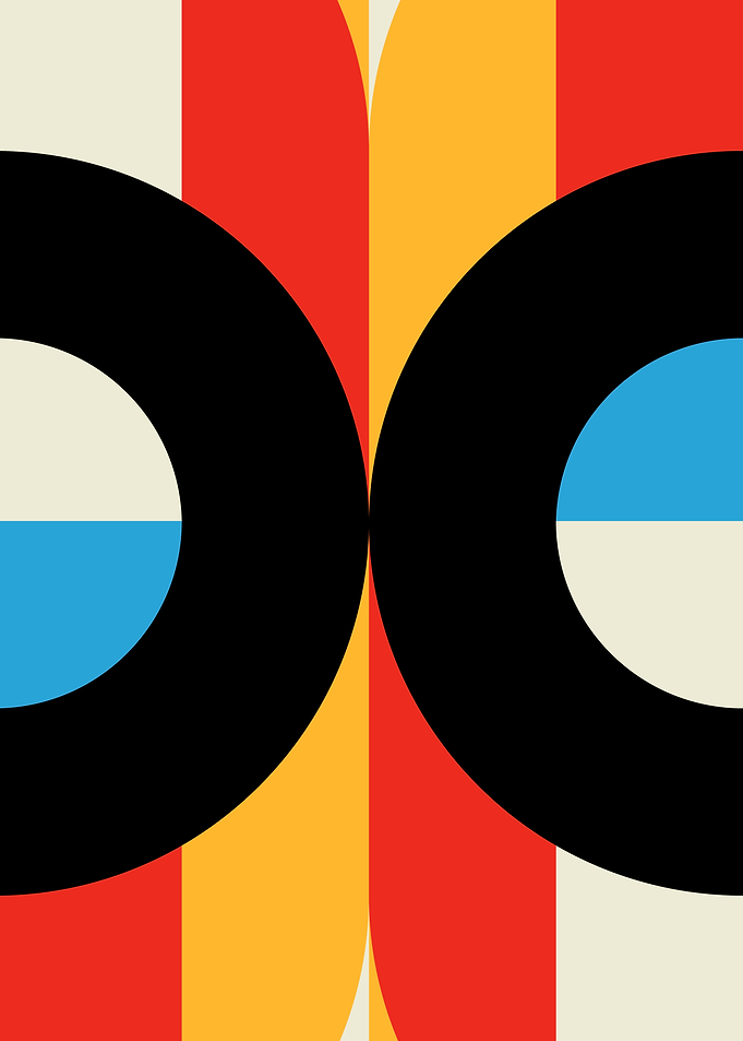 Abstract Geometric Composition with Circles