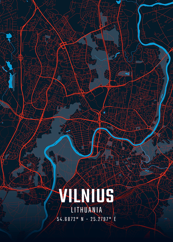Vilnius City Map