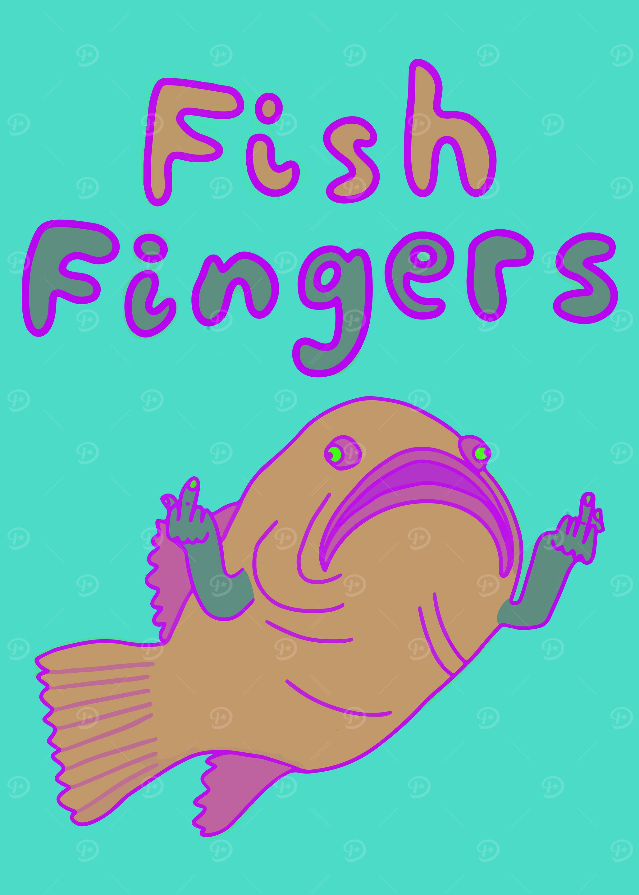 Fish Fingers Illustration