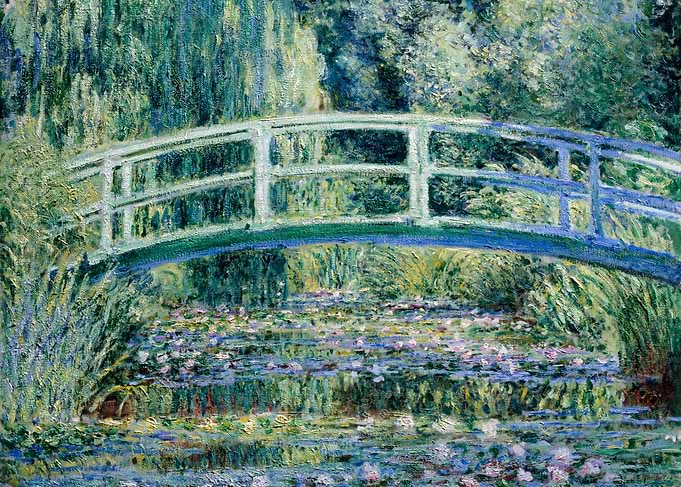 Monet's Bridge over Water Lilies