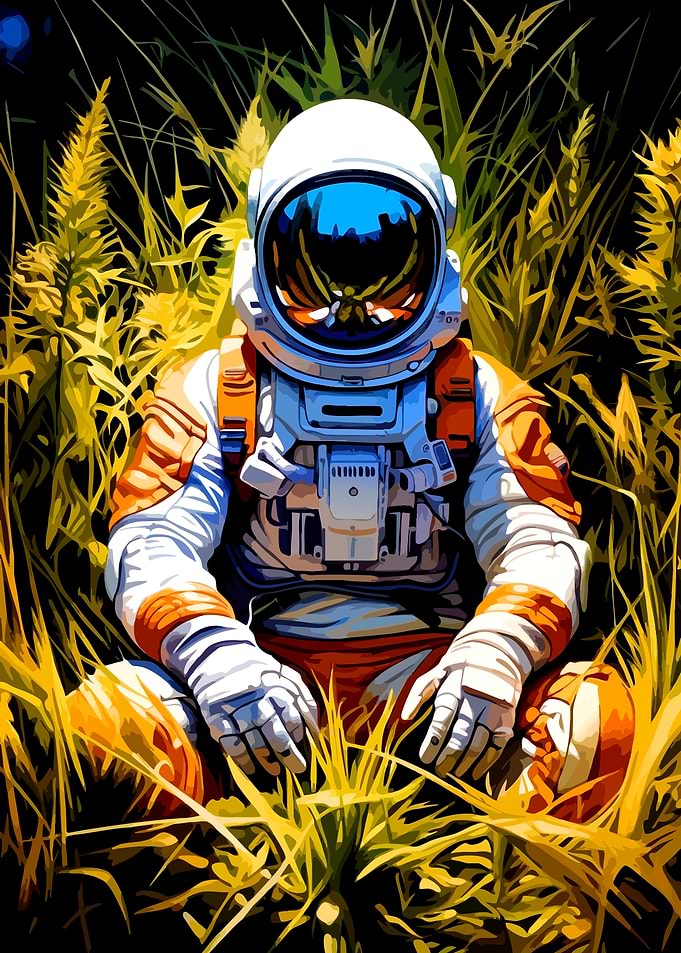 Astronaut in Field