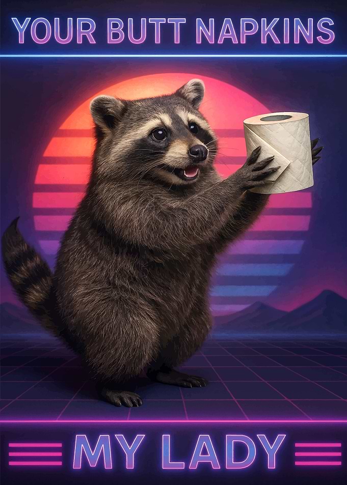 Your Butt Napkins My Lady